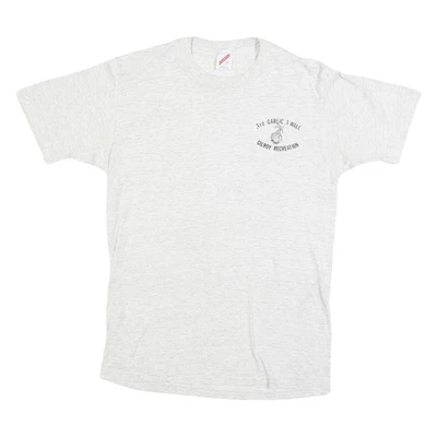 JERZEES Hommes Blanc 3rd Ail 3 Mural Gilroy Loisir T-Shirt L Court - Photo 1/4