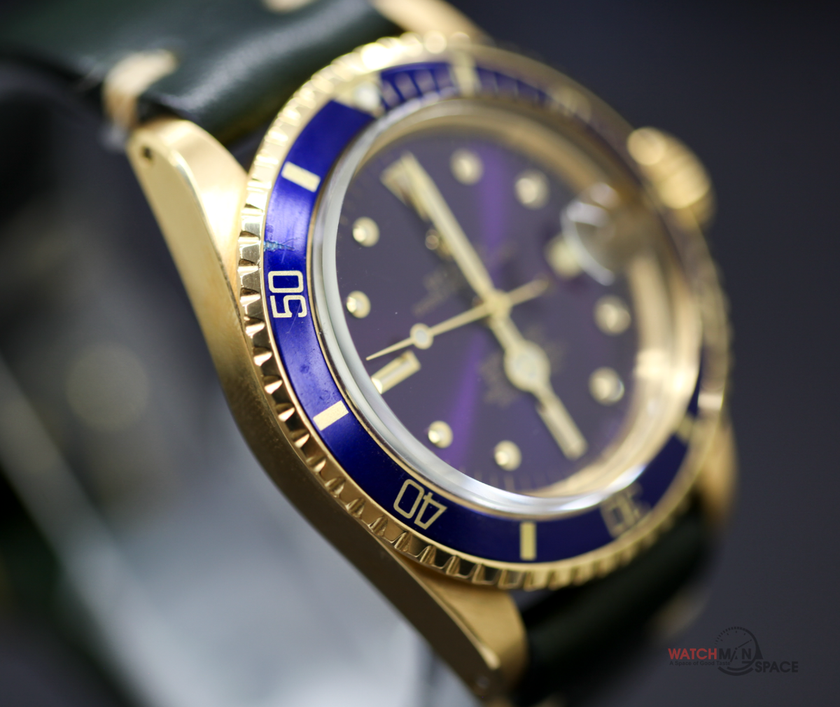 Vintage Rolex Submariner 1680 18K Yellow Gold- 40mm w/ Tropical