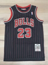 Michael Jordan Signed Chicago Bulls Mitchell & Ness Jersey XL 44 COA