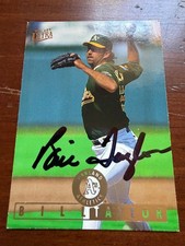 Signed 1995 Fleer Ultra - Billy Taylor #321