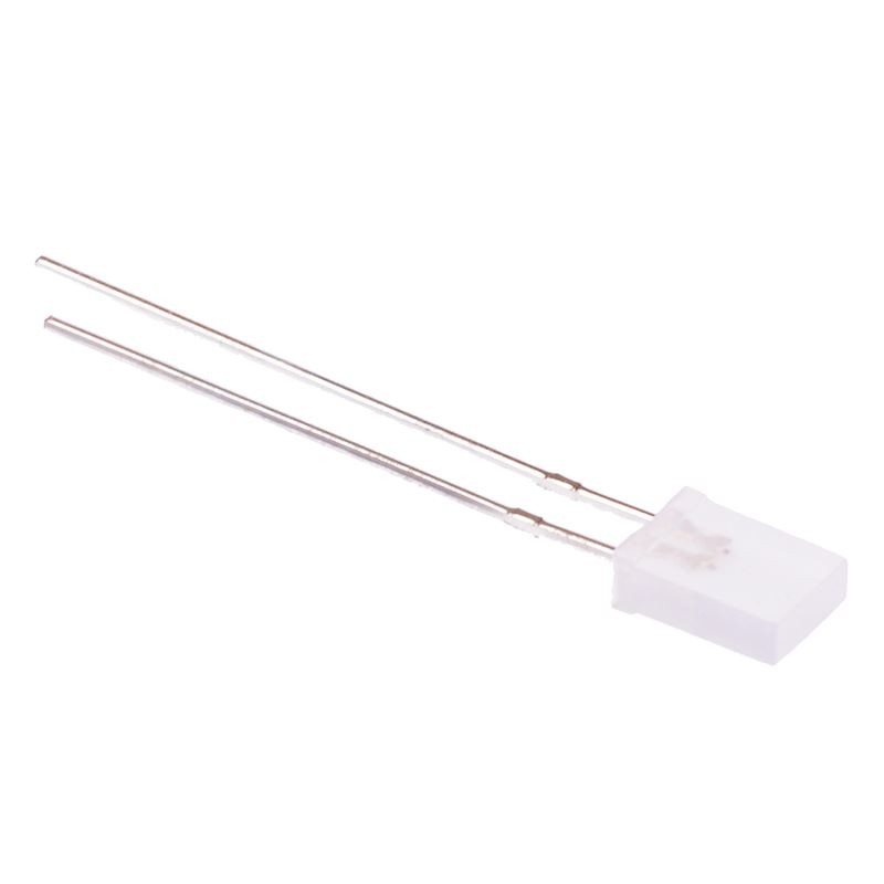 10 x Red / Green Bi-Colour 2 x 5mm Rectangular Diffused LED 150°
