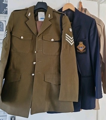Vintage Hampshire Regiment Sergeants No.2 Kleid Uniform 1980 Muster, 2er Set
