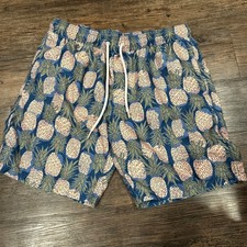 Amazon Essentials-Swim Trunks - PINEAPPLES  32 Waist