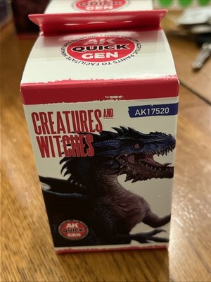 AK Interactive #AK17520 Quick Gen Set (4) Creatures & Witches
