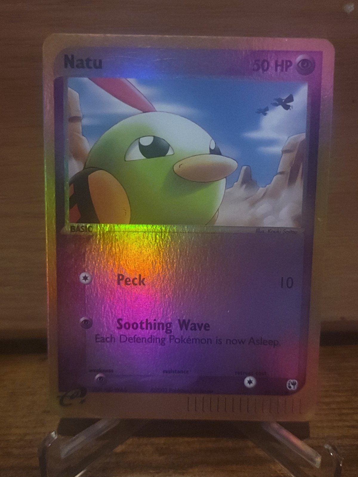 Natu 69/100 Sandstorm Reverse Holo NM