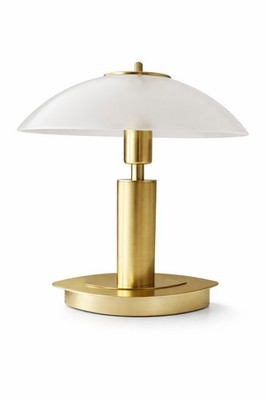 Paul Neuhaus Piccolo Table Lamp 24cm Brass Opaline Glass Bauhaus 90s Design