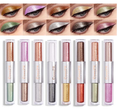 16 Colors Liquid Glitter Shimmer Metallic Eyeshadow Set Glitter Sparkle Colorful