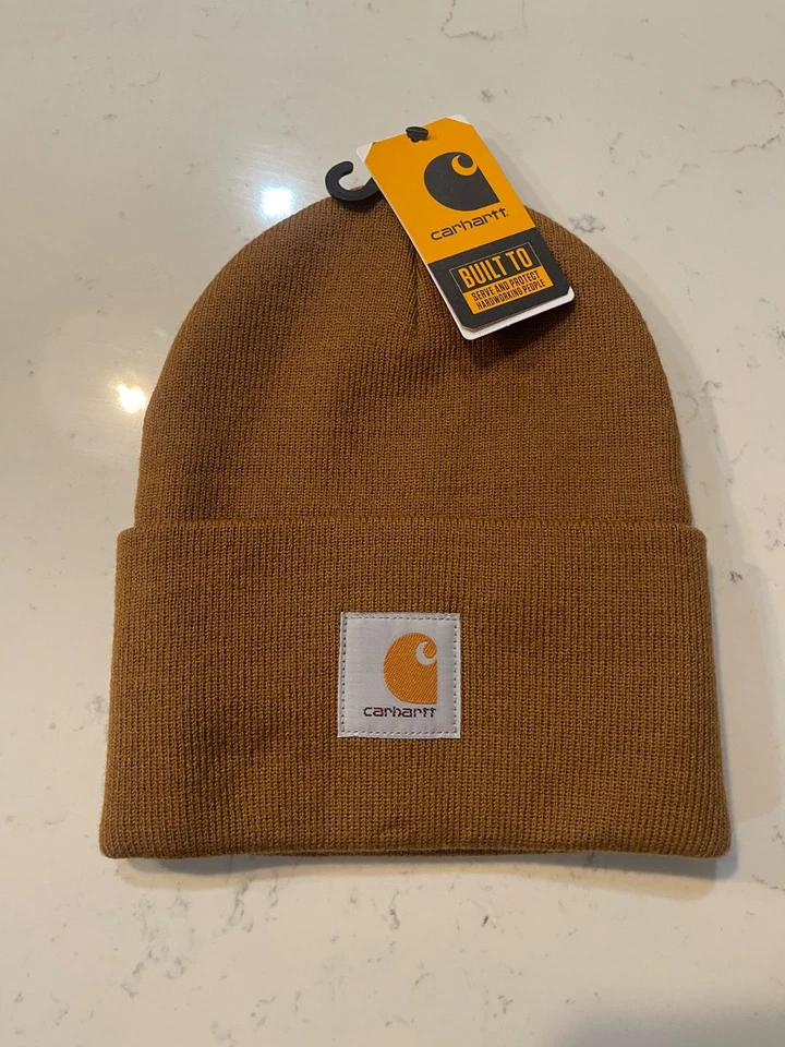 Carhartt Beanie Cuffed Winter Acrylic Hat Knit Warm WITH TAGS FREE SHIPPING - Image 4 of 4
