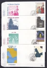 [LG79595] Belgium N°2141/2144FDC Art First Day Cover COB € 10,00 SUPERB