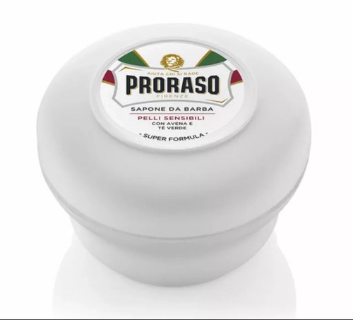 Proraso Shaving Soap White Bowl 150ml Green Tea & Oat Extract Fast Delivery