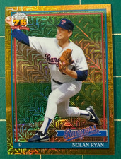2026 Topps Series 1 Nolan Ryan Silver Pack Gold /50 Texas Rangers #91C-14
