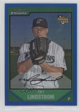 2007 Bowman Chrome Blue Refractor 65/150 Matt Lindstrom #197 0l1