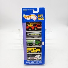 UH Hot Wheels Blimp & Support Team 5 Car Gift Pack 1991 Malaysia New Sealed