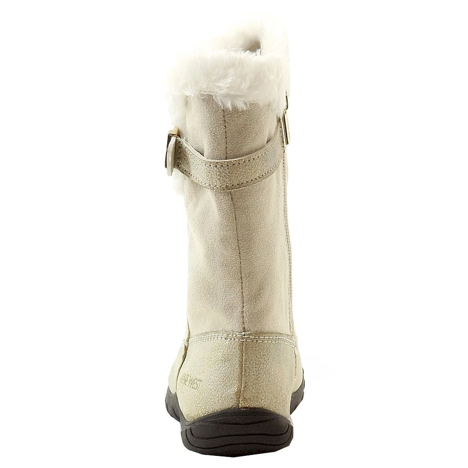 Nine West 学步儿童女孩 Deena 时尚冬季靴鞋 — 第 4/4 张图片