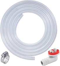 Improved Window Air Conditioner Drain Kit,AC Drain Hose Elbow Fitting(3/5-Inc...