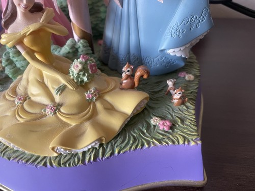 VTG Disney Princess Lamp Cinderella Belle Sleeping Beauty Aurora RARE - Tested - Picture 14 of 23