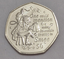 2020 Isle Of Man  PETER PAN ISLE OF MAN 50p COIN - "SMEE"