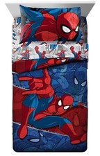 Spider-Man Kids Twin/Full Comforter  Sheet Set-AB01N6WFH9V8, AB01MXYN16K8