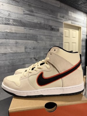 Nike SB Dunk High San Francisco Giants Coconut Milk Size 9M/10.5 W DO9394-100