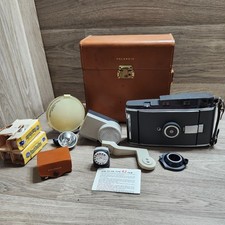 Vintage Polaroid Land Camera Model 110A w/ Case  Accessories - Untested