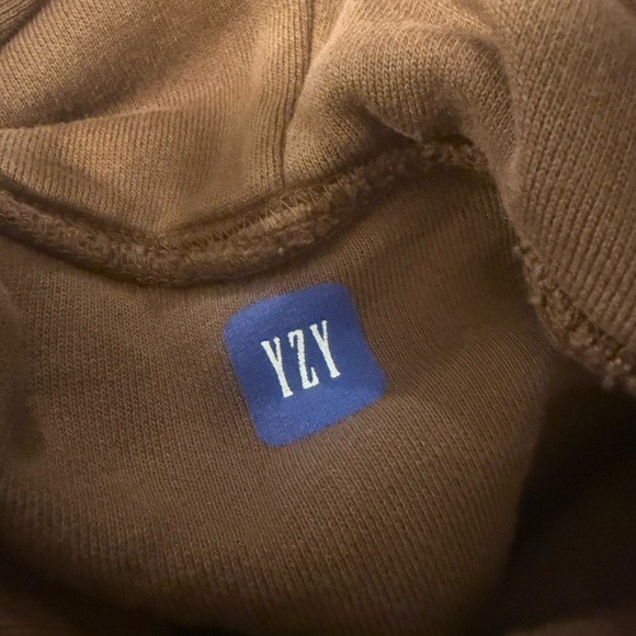 YZY Kids Brown Hoodie M 8-9 Boxy Streetwear Fit thumbnail 7