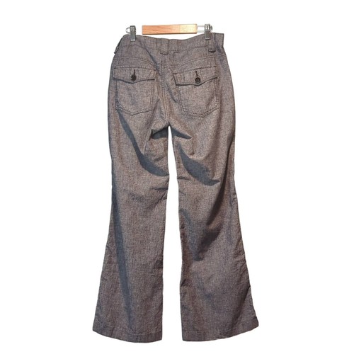 Daughters of the Liberation Anthropologie Gray Linen Blend Pants Size 4 - Picture 2 of 6
