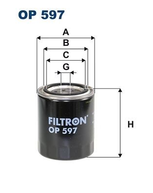 Filtron ÖLfilter OP 597 FüR Nissan Mazda KIA Proton Mitsubishi-image