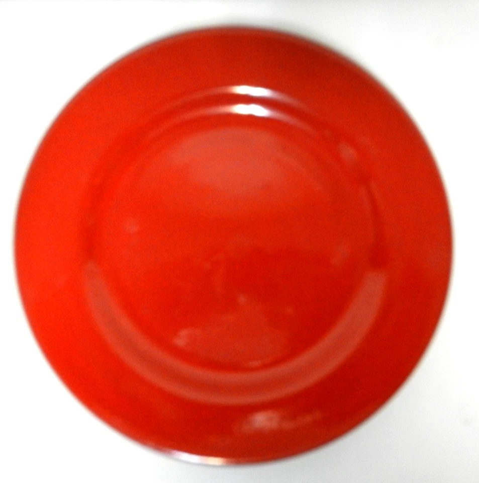 WAECHTERSBACH Fun Factory Germany Dinner Plate Set 3 red 10.7" dish safe ceramic - Image 3 of 4