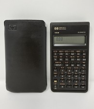 HP 10B Business Financial Calculator W/ Case  TESTED  1987 USA Vintage
