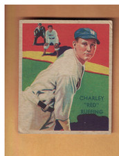 1934-36 Diamond Stars #60 RED RUFFING VERY GOOD CONDITION YANKEES