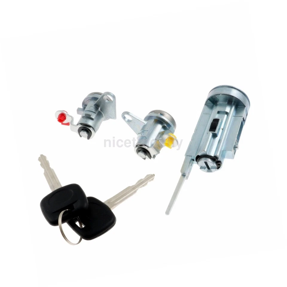Ignition Switch & Door Lock Cylinder Set w/2Keys For Toyota Corolla 1993-97 US - Image 2 of 4
