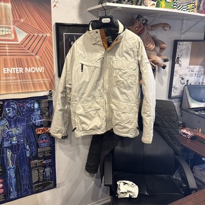 COLUMBIA TITANIUM OMNI-TECH White INTERCHANGE MEN JACKET SIZE L