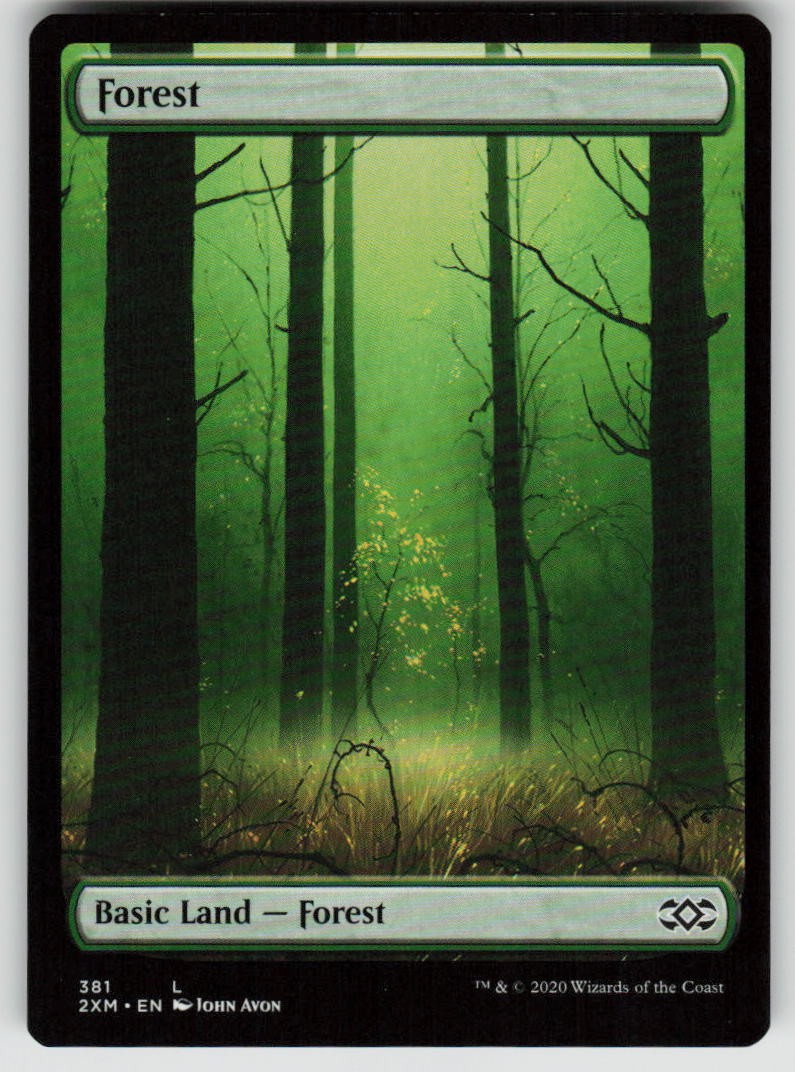 Forest (381) 381 Land Double Masters Magic: The Gathering Near Mint