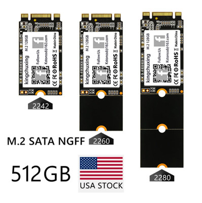 512GB M.2 NGFF SSD 2242 2260 2280 SATA Solid State Drive 560MB/s