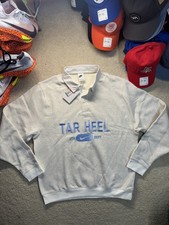 Nike North Carolina Tar Heels Preppy Center Swoosh Swoosh Sweatshirt Size S Gray