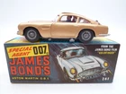 VINTAGE CORGI TOYS 261 JAMES BOND ASTON MARTIN DB5 & ORIGINAL OUTER BOX 1965