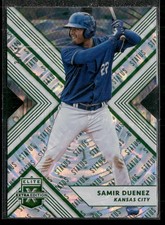 2018 Panini Elite Extra Edition #98 Samir Duenez Status Die Cut Emerald #/49