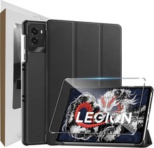Case for Lenovo Legion Y700 2025 8.8 inch, Hard Shell with Screen Protector, Bla