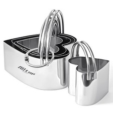 Biscuit Cutters with Handle, Stainless Steel Cookie Cutter, Professional Baki...