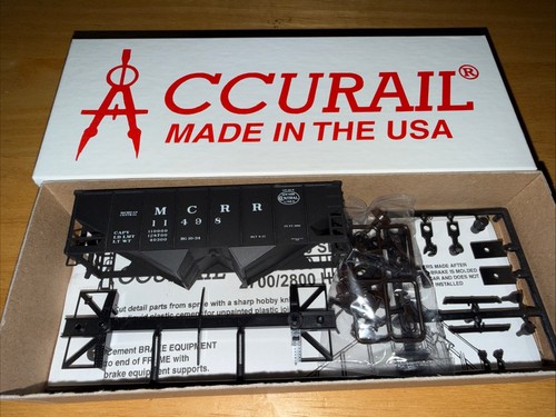 Kit escala HO Accurail #25784 Michigan Central USRA coche tolva 55 toneladas. NOS | Zustand: New