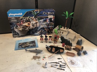 Playmobil #70413 Redcoat Bastion Fort With Box!! Missing Anchor Chain Excellent
