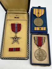 WW2 Named Bronze Star Medal Case, Service Victory, Asia-Pacific Campaign