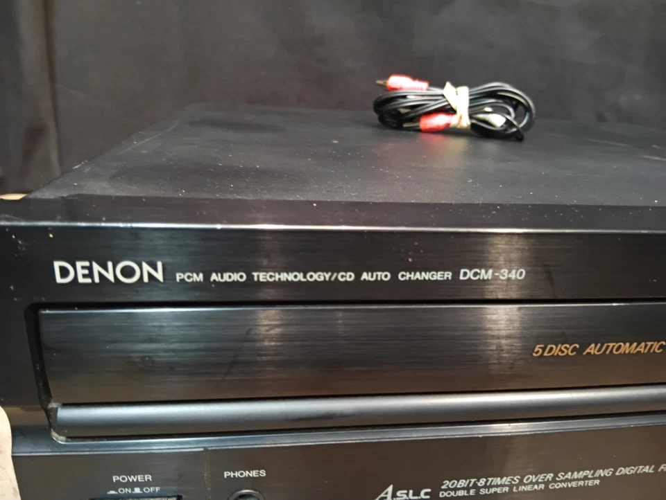 Denon DCM-340 CD Changer 5 Compact Disc Player *NO REMOTE* *Tested* - Image 4 of 4