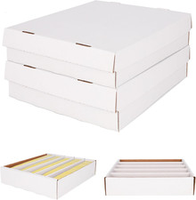 Super Monster 5-Row Trading Card Storage Box, 2 Pack | Holds 5000 Standard Cards