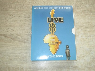 Live 8 - One Day In Concert One World July 2nd 2005 --  4 DVDs