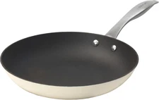 10.25 Inch Lightweight Enameled Cast Iron Frying Pan - Toxin-Free - Oven Safe up
