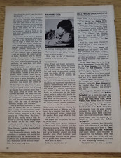 Brian Wilson Clipping (BEACH BOYS)