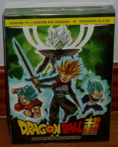 DRAGON BALL SUPER BOX 5 LA SAGA DE TRUNKS DEL FUTURO 3 DVD NUEVO (SIN ABRIR) R2