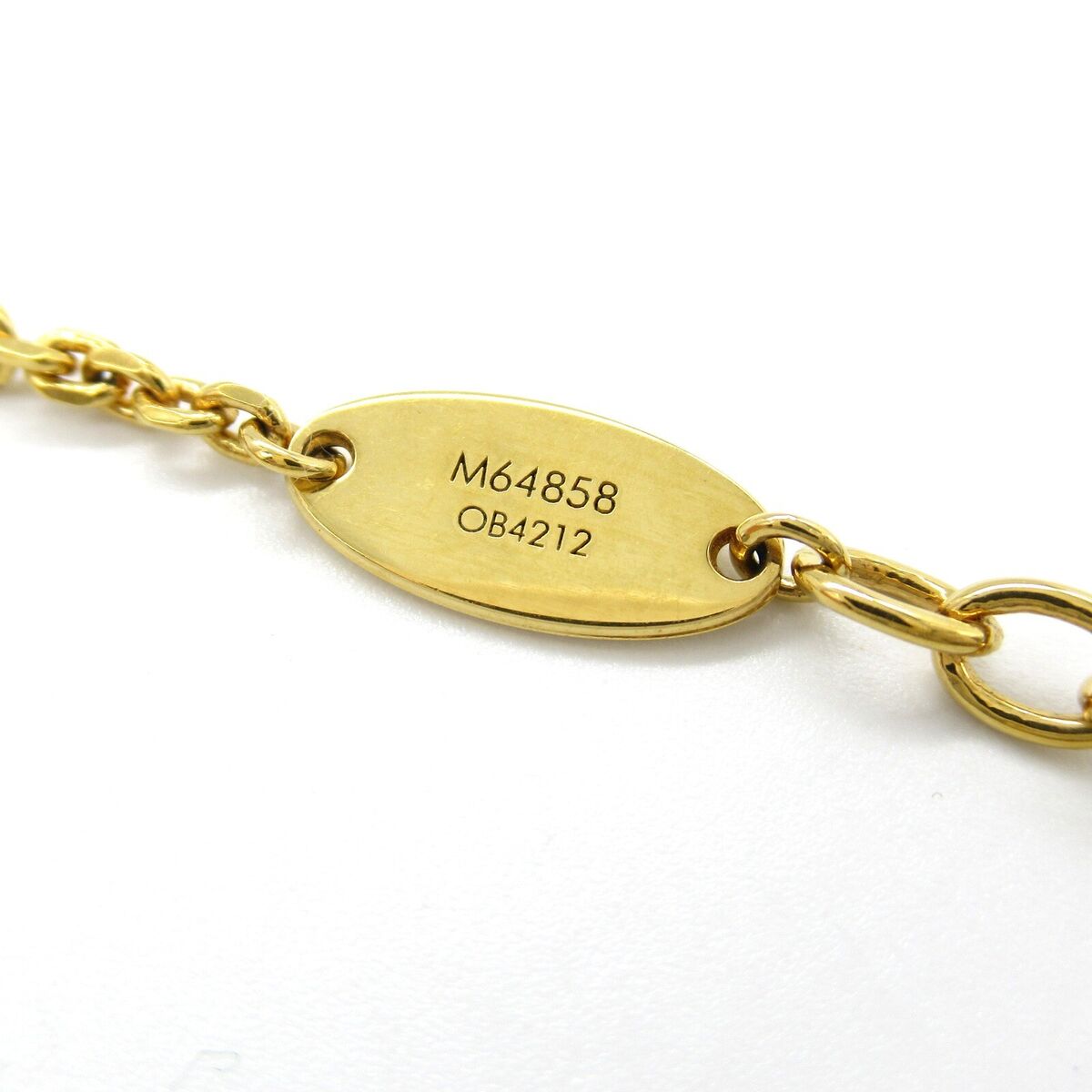 LOUIS VUITTON Bracelet Blooming M64858 Gold Plated Used LOUIS VUITTON Bracelet Blooming M64858 Gold Plated Used