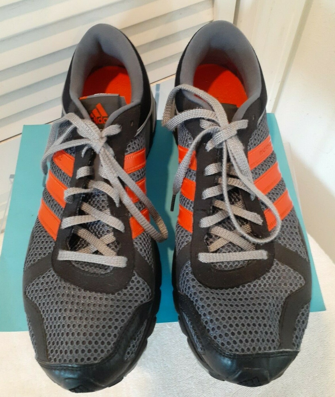Adidas adiPRENE,Men's,Size 11.5,Gray,Orange,Black,Running Shoes,ART